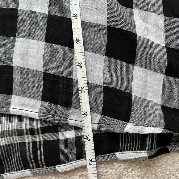 Express - White & Black Plaid Checkered Dress - Size: XS - NWT - Picture 8 of 10